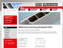 Tablet Screenshot of gklindworth.de